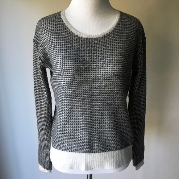 James Perse Gauze Cashmere Sweater - Picture 2 of 5